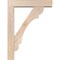 Ekena Millwork Olympic Block Smooth Bracket w/ Offset Brace, Douglas Fir, 5 1/2"W x 24"D x 32"H BKT0604X24X32OLY05SDF - alternate 4